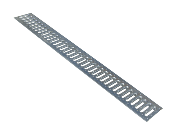 Оцинкованная щелевая решетка Light 100 рядная
