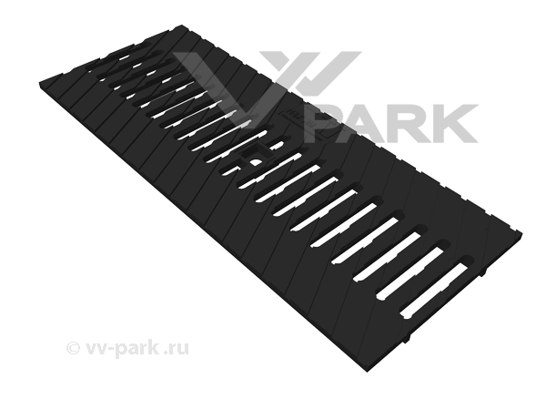 Чугунная щелевая решетка Light 100